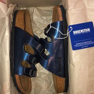 Blue Birkenstock’s